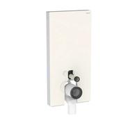 Geberit Monolith Plus - Module sanitaire pour WC au sol, 101 cm, alimentation d’eau par le bas, verre / gris sable 131.202.JL.7