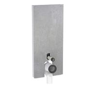 Geberit Monolith Plus - Module sanitaire pour WC au sol, 114 cm, alimentation d’eau par le bas, aspect béton 131.233.JV.7