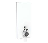 Geberit Monolith Plus - Module sanitaire pour WC au sol, 114 cm, alimentation d’eau par le bas, blanc / verre 131.233.SI.7