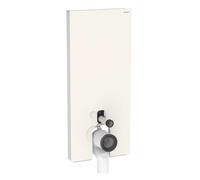 Geberit Monolith Plus - Module sanitaire pour WC au sol, 114 cm, alimentation d’eau par le bas, verre / gris sable 131.233.JL.7