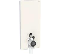 Geberit Monolith Plus - Module sanitaire pour WC au sol, 114 cm, alimentation d’eau par le bas, verre / gris sable 131.233.JL.7