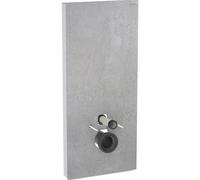 Geberit Monolith Plus - Module sanitaire pour WC suspendus, 114 cm, alimentation d’eau par le bas, aspect béton 131.231.JV.7