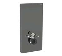 Geberit Monolith Plus - Module sanitaire pour WC suspendus, 101 cm, alimentation d’eau par le bas, couleur lave / verre 131.221.JK.7