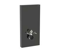 Geberit Monolith Plus - Module sanitaire pour WC suspendus, 101 cm, alimentation d’eau par le bas, verre / noir 131.221.SJ.7