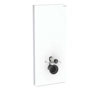 Geberit Monolith Plus - Module sanitaire pour WC suspendus, 114 cm, alimentation d’eau par le bas, blanc / verre 131.231.SI.7