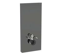 Geberit Monolith Plus - Module sanitaire pour WC suspendus, 114 cm, alimentation d’eau par le bas, couleur lave / verre 131.231.JK.7