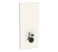 Geberit Monolith Plus - Module sanitaire pour WC suspendus, 114 cm, alimentation d’eau par le bas, verre / gris sable 131.231.JL.7