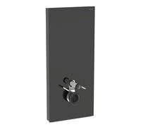 Geberit Monolith Plus - Module sanitaire pour WC suspendus, 114 cm, alimentation d’eau par le bas, verre / noir 131.231.SJ.7