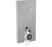 Geberit Monolith stand WC module 131003JV5 hauteur 101cm, façade aspect béton, côté aluminium