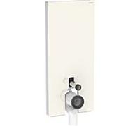 Geberit Monolith stand WC module 131033JL5 hauteur 114cm, façade en verre gris sable, côté aluminium