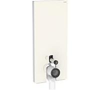 Geberit Monolith stand WC module 131233JL5 hauteur 114cm, façade en verre gris sable, côté aluminium