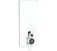 Geberit Module sanitaire pour cuvette sur pied 131.033.SI.5, 114 cm, verre blanc