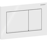 Geberit Omega20 bouton de chasse d'eau pour WC blanc 115.080.01.1
