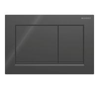 Geberit Omega20 bouton de chasse d'eau pour WC noir 115.080.DW.1