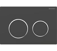 Geberit Omega20 bouton de chasse d'eau pour WC noir 115.085.14.1