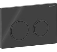 Geberit Omega20 bouton de chasse d'eau pour WC noir 115.085.DW.1