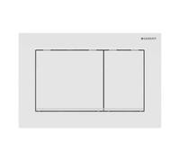 Geberit Omega20 - Plaque de déclenchement, blanc 115.080.11.1