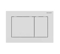 Geberit Omega20 - Plaque de déclenchement, blanc mat 115.080.01.1