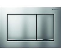 Geberit Omega20 - Plaque de déclenchement, easy to clean, chrome mat/chrome brillant 115.080.JQ.1