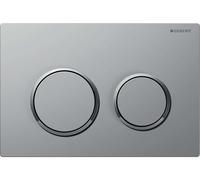 Geberit Omega20 - Plaque de déclenchement, easy to clean, chrome mat/chrome brillant 115.085.JQ.1