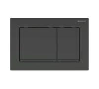 Geberit Omega20 - Plaque de déclenchement, noir brillant 115.080.DW.1