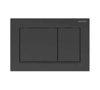 Geberit Omega20 - Plaque de déclenchement, noir mat 115.080.16.1