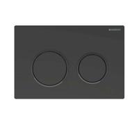 Geberit Omega20 - Plaque de déclenchement, noir mat 115.085.16.1