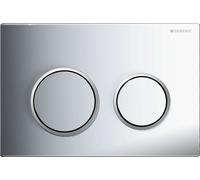 Geberit Omega20 - Plaque de déclenchement OMEGA20, chrome brillant/ chrome mat 115.085.KH.1