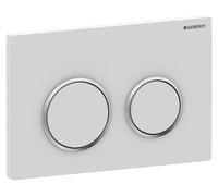 Geberit Omega20 Plaque de déclenchement, pour rinçage à 2 quantités, 115.085.JT.1