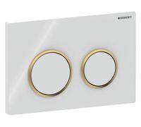 Geberit Plaque de déclenchement Omega20 blanc/doré 115.085.KK.1