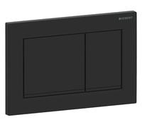 Geberit Plaque de déclenchement Omega20 Square 115.080.16.1 double chasse noir laqué mat
