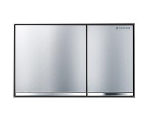 Geberit Omega60 bouton de chasse d'eau pour WC chrome brillant-chrome mat 115.081.GH.1