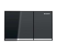 Geberit Omega60 - Plaque de déclenchement, chrome / lave 115.081.JK.1