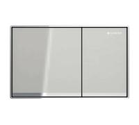 Geberit Omega60 - Plaque de déclenchement, chrome / sable gris 115.081.JL.1