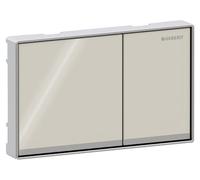 Geberit Omega60 Plaque de déclenchement, pour rinçage à 2 quantités, à fleur, anguleux, 115.081.JL.1