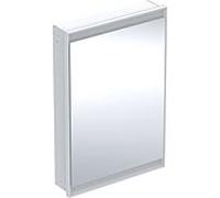 Geberit ONE - Armoire miroir avec éclairage LED, 60x90x15 cm, charnières à droite, encastrée, blanc 505.801.00.2