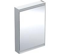 Geberit ONE armoire de toilette avec ComfortLight, 1 porte, montage en saillie, aluminium anodisé, 60x90cm, 505.810.00.1, Exécution: ButÃ©e Ã gauche