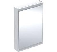 Geberit One armoire à glace 505811002 60x90x15cm, avec ComfortLight, porte 2000 , butée à droite, blanc / aluminium thermolaqué