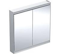 Geberit ONE armoire de toilette avec ComfortLight, 2 portes, montage en saillie, 90x90x15cm, 505.813.00.1, Couleur: aluminium anodisÃ©