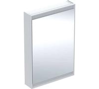 Geberit ONE armoire de toilette avec ComfortLight, 1 porte, montage apparent, blanc/aluminium, 60x90cm, 505.811.00.2, Exécution: ButÃ©e Ã droite