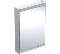 Geberit ONE - Armoire miroir avec éclairage LED, 60x90x15 cm, charnières à droite, en aluminium 505.811.00.1