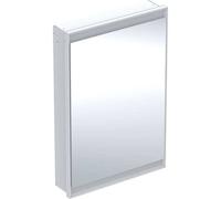 Geberit ONE armoire de toilette avec ComfortLight, 1 porte, montage encastré, blanc/aluminium, 60x90cm, 0, 505.800.00.2, Exécution: ButÃ©e Ã gauche