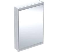 Geberit ONE - Armoire miroir avec éclairage LED, 60x90x15 cm, charnières à droite, encastrée, blanc 505.801.00.2
