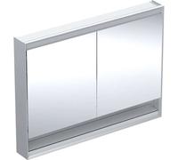 Geberit ONE armoire de toilette avec ComfortLight, 2 portes, montage en saillie, avec niche, 120x90x15cm, 505.835.00.1, Couleur: aluminium anodisÃ©