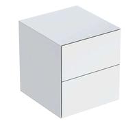 Geberit One armoire latérale 505077001 45x49,2x47cm, 2 tiroirs, blanc / laqué brillant