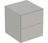 Geberit ONE armoire latérale avec deux tiroirs, 45x49,2x47cm, 505.077.00, 505077007, Couleur: greige laquÃ© mat - CM