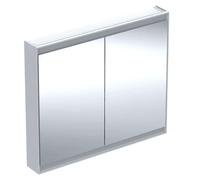 Geberit ONE - Armoire miroir avec éclairage LED, 105x90x15 cm, 2 portes, blanc 505.814.00.2