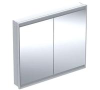 Geberit ONE - Armoire miroir avec éclairage LED, 105x90x15 cm, 2 portes, encastrée, blanc 505.804.00.2