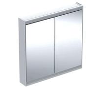 Geberit ONE - Armoire miroir avec éclairage LED, 90x90x15 cm, 2 portes, blanc 505.813.00.2