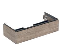 Geberit ONE armoire sous lavabo, 1 tiroir, 103,6x26,6x47cm, 505.074.00.6, Couleur: Structure en bois de noyer hickory / mélamine